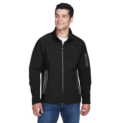 NORTH END® Men's Three Layer Fleece Bonded Shell Technical Jacket